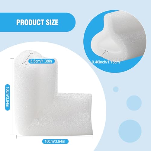 36 Pcs Thickened Foam Corner Protectors for TV,Picture,and Mirror Frames,moving supplies and packing materials for picture boxes,shipping supplies for book corner