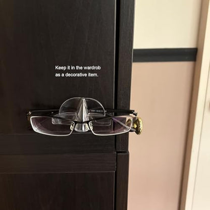 Glasses wall Display Eyeglasses Organizers Wall Mount Glasses Holders Sunglass Holder for Home Glasses Storage Display Rack, Home Decoration, 10 Pack