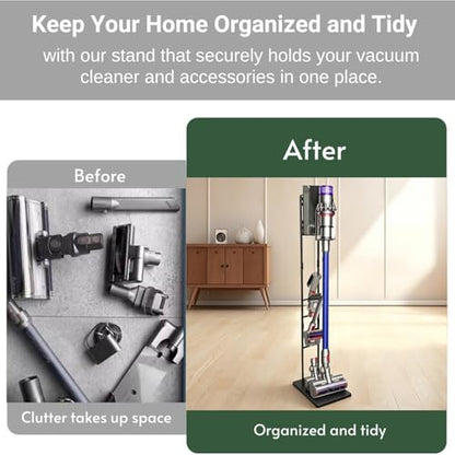 Vacuum Stand for Dys,Storage-Stand-Docking-Station-Holder Compatible with Dys,Stable Metal Storage Bracket Stand Holder,V6 V7 V8 V10 V11 V12 V15 DC30 DC31 DC34 DC35 DC58 DC59 Cordless