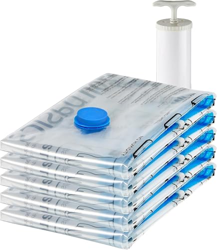 Vacuum Storage Bags, Compression Space Saving for... (Clear)