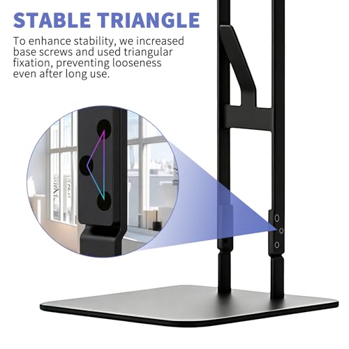 Vacuum Stand, Carbon Steel Holder with Hidden Wire Design, Compatible with Dyson Gen5 V16 V15 V11 V10 V8 V7 V6 DC Series, Fits BLACK+DECKER, Eureka, Bissell & Other Brand Vacuums