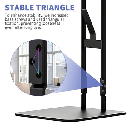 Vacuum Stand, Carbon Steel Holder with Hidden Wire Design, Compatible with Dyson Gen5 V16 V15 V11 V10 V8 V7 V6 DC Series, Fits BLACK+DECKER, Eureka, Bissell & Other Brand Vacuums
