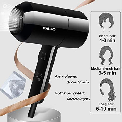 Hotel Wall Mounted Hair Dryer for Bathroom,Restroom Professional Blow Dryer,with Stand Rack,Specialised Motor for Salon,Fast Drying - Gifts【Massage Comb,Screws+ Adhesive】 110V