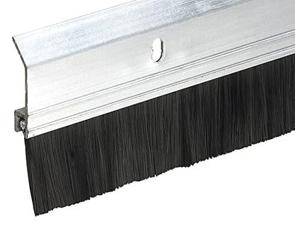 Frost King SB36 Extra Brush Door Sweep, 2-inch X 36-inch Long, Silver-Aluminum - 2-Pack