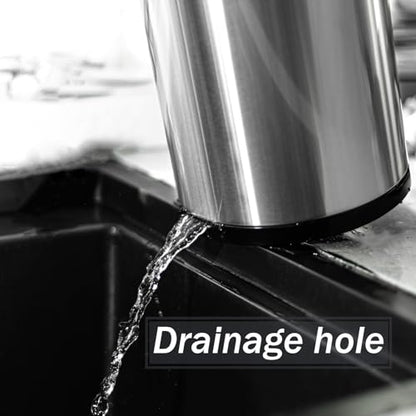 Kitchen Utensil Holder for Countertop 360° Rotating Utensil Caddy Extra Large Utensil Crock Cooking Utensil Holder for Kitchen Counter
