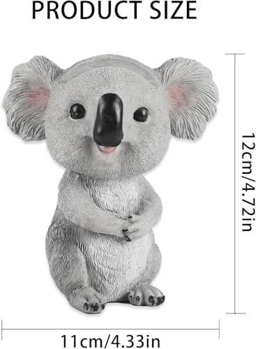 Koala Eyeglass Holder Stand for Office Desk Home Decor | Cute resin animal display stand, holds glasses/sunglasses securely, home office desk decor, funny gift for glasses wearers