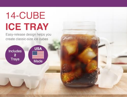Arrow Plastics 00050 2 Eezy Out Ice Cube Trays in Shrink-Wrap, Assorted