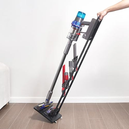 VEVOR Vacuum Stand, Compatible with V6 V7 V8 V10 V11 V15, Stable Vacuum Stand Holder with Wheels for DC30 DC31 DC34 DC35 DC58 DC59 DC62 D74 Cordless Upright Vacuum Cleaners & Accessories