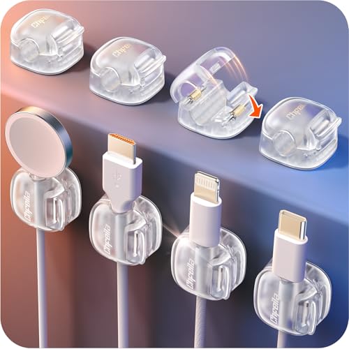 Cable Clips,8 Pack Cord Holder Cord Organizer [1s...