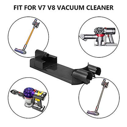 Docking Station Accessory Wall Mount for Dyson V7 V8 Cordless | Sturdy wall mount holds vac & tools, includes screws & anchors for quick install, replaces #967741-01，by Improvedhand