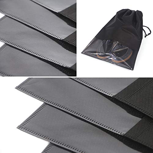 24PCS Travel Shoe Bags Non-Woven with Rope for Men and Women Large Shoes Storage Packing Pouch Organizers