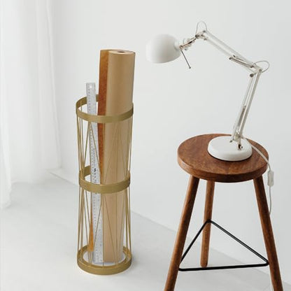 Mango Steam Pluvian Soakstone Umbrella Holder (Tall, Gold)
