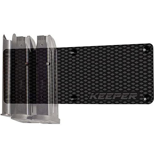 Magnetic Ammunition Holder for Gun Magazines and Clips, Organize Mount in Your Gun Safe, Locker Cabinet, Vault, Ultimate Ammo Storage Accessories for Handgun, Oistol and Rifle Mags, Black