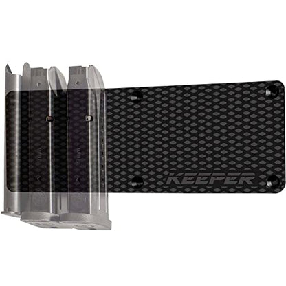Magnetic Ammunition Holder for Gun Magazines and Clips, Organize Mount in Your Gun Safe, Locker Cabinet, Vault, Ultimate Ammo Storage Accessories for Handgun, Oistol and Rifle Mags, Black