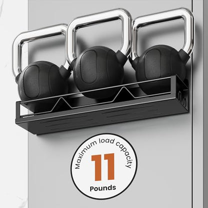 16.9 Inch Wide Large Capacity Magnetic Spice Rack... (Matt Black | Metal)