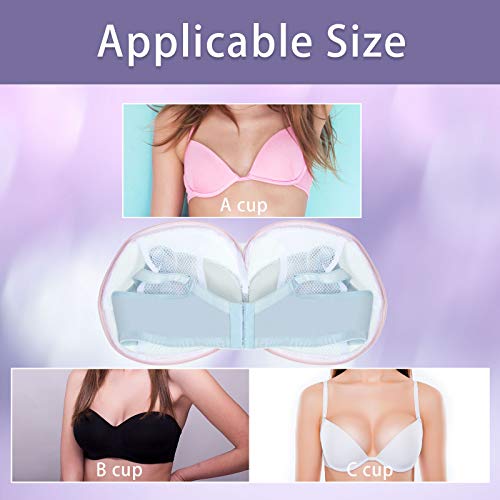 Shappy 6 Pieces Bra Washing Bag for Laundry Mesh Wash Lingerie Underwear Brassiere Washing Bags with Zipper for Women Laundry Storage(7.87 Inch,Pink)