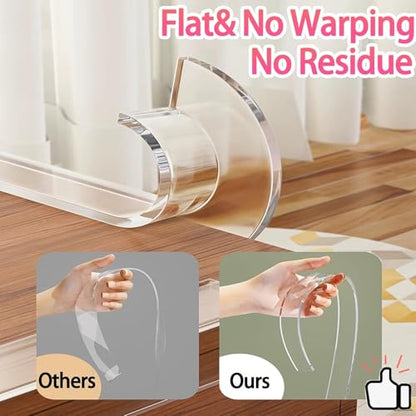 Clear Edge Protector & Corner Guards,2in（W x 3.3FT(L), Baby Proof Corner Protectors for FurnitureTable Bumper for Baby Safety, Sharp Edge Protector for Drawers, Tables, Cabinets
