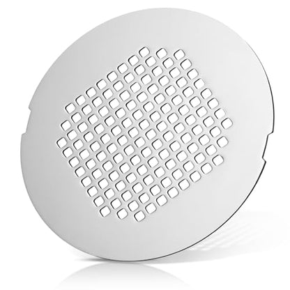 Shower Drain Cover, Drain Hair Catcher Snap-in Replacement Strainer | Chrome Plated Round Grate, Drain Protector Designed for 4.25" OD Standard Round Shower Drains