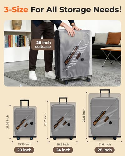 BAGSMART Travel Vacuum Bags for Suitcase & Home, 18 Pack with Wireless Pump | Cordless Pump, Triple-Seal Leak-Proof, 18-Pack 3 Sizes, For Suitcase & Home, With Toiletry Shoe & Laundry Bags