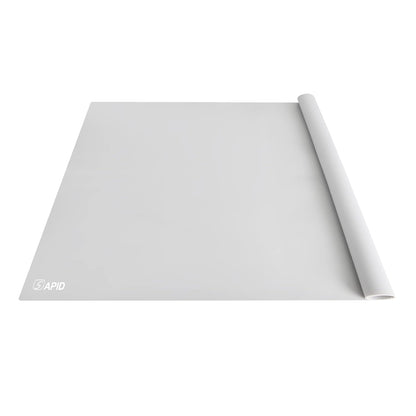 Extra Large Silicone Mat Kitchen Counter Heat Resistant Table Mat 36" x 24" | Place Mats, Countertop Protector , Thick Placemats Washable Silicone Mats for Kitchen Counter Dining Table Mat , Grey , Sapid