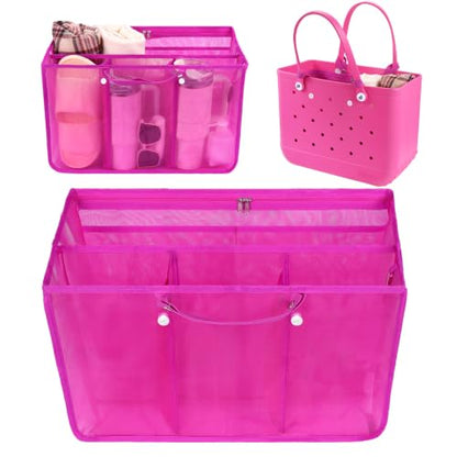 OUTXE Beach Bag Organizer Insert Divider for XL Bogg Bags Beach Tote | Lightweight Mesh Insert Accessories for Original XL Bogg Bags, Beach Tote Bags Insert for Organizing