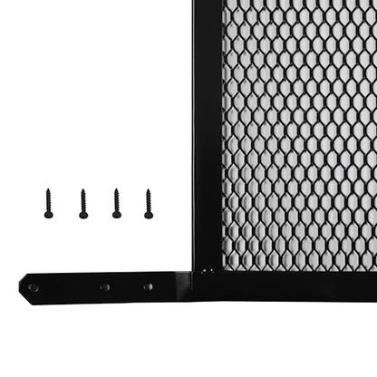 M-D Building Steel Door Grille, Bronze, 24in x Fits Doors 30in-36in | Powder-Coated Steel, Screw-On Install Screws Included, Cut-To-Fit Hacksaw Trim, Indoor/Outdoor Use, Rust Resistant