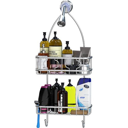 Simple Houseware Stainless Steel Hanging Shower Head Caddy Organizer | (24 x 10.2 x 4.25 inches)