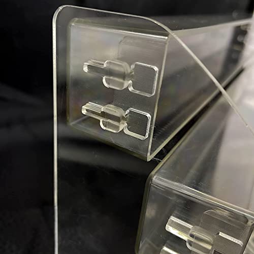 Sunglasses Organizer Clear Eyeglasses Display Case Sticker Display Tray For Glasses Tabletop Holder Stand (6 layer)