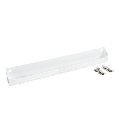 Rev-A-Shelf 24" Plastic Tip-Out Tray Organizer for Sink Base Cabinets, Home Kitchen and Bathroom Organization, Min Opening Width 26.5", White, LD-6591-24-11-1