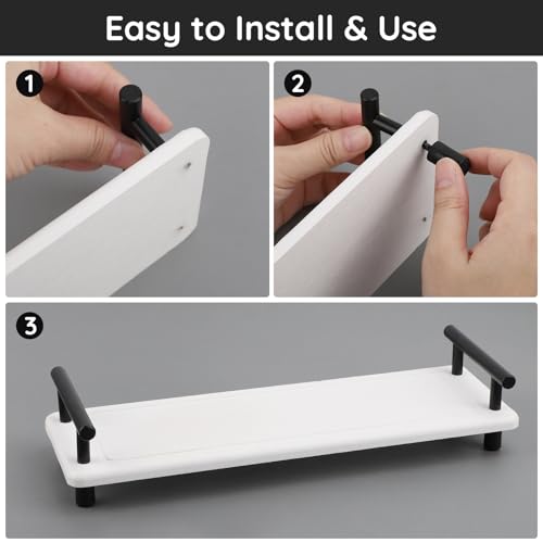 Segbeauty 12x4in Bathroom Tray, Absorbing Quick Dry Stone Drying Mat With Handle, Diatomaceous Sink Caddy Vanity Soap Organizer Holder, Kitchen Counter Bathroom Decor