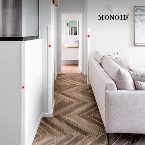 2PCS Clear Self-Adhesive Wall Corner Protectors，Corner Guards & Edge Protector for Wall Door Frame Cabinet Baseboard & Door, Table, Stair (31.5" X 1.18")
