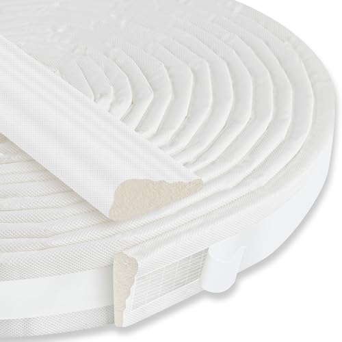 236" Wedge-Shaped Foam Window Seal Strip, Door Wea... (White)