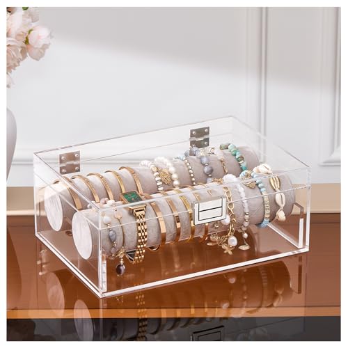 Acrylic Bracelet Organizer Box -No Drawer (Clear | Acrylic)
