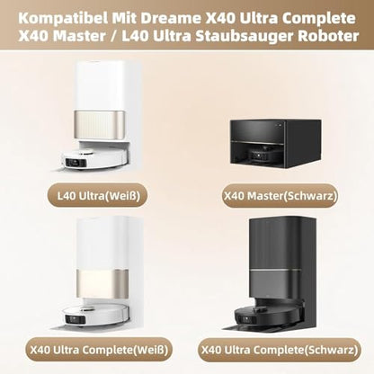 Tricut Brush Replacement Part for Dreame L40 Ultra Gen 2 MOVA P10 Gen 2 Kit | Dreame X40 Ultra Complete / MOVA P50 Pro Ultra Includes :1 TriCut Brush 4 MopPads 4 Dust Bags 3* Filters 3 Side Brushes
