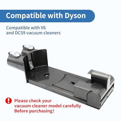 Wall Mount Docking Station Compatible with Dyson V6 Series DC59 Cleaner | Compatible Cord-Free Vacuum Accessories Bracket, Easy Installation