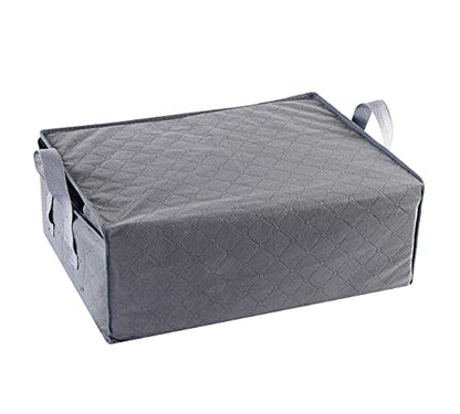 Storage Bins Storage Bags Closet Organizers Sweater Storage Clothes Storage Containers, 3pc Pack, Gray (G01)