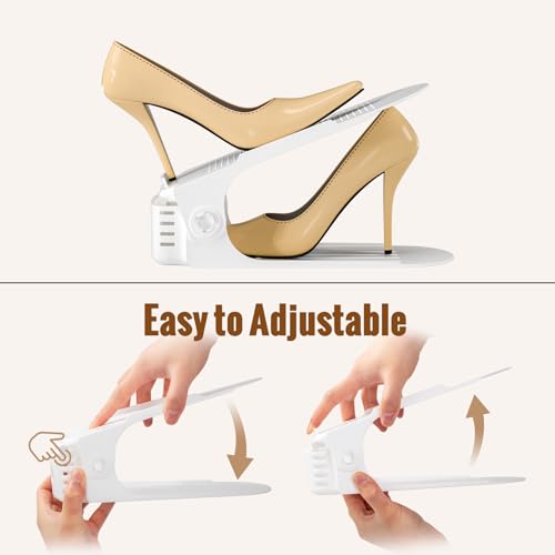 Shoes Slots Organizer for Closet, Shoe Rack Organi...