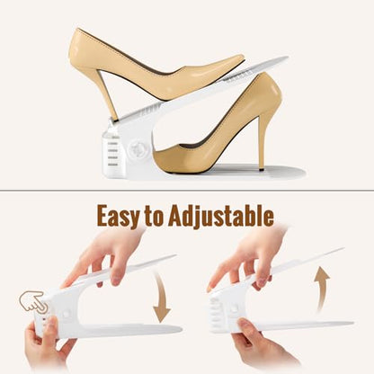 Shoes Slots Organizer for Closet, Shoe Rack Organi...