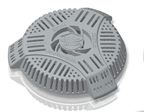 Easy-Install Two-Stage Stairwell Drain Cover Resists Yard Waste Clogs and Flooded Basements | Keeps Drains Flowing; Stops leaves, grass, blossoms & more; Fits easily over most existing drain sizes; No tools required