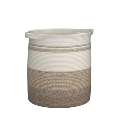 OIAHOMY 80L Laundry Baskets Hamper with Handles,Decorative Basket for Living room,Woven Storage Basket for Toys Bin,Pillows, Blankets,Clothes-20x18in-Gradient Yellow