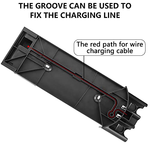 Docking Station Accessory Wall Mount for Dyson V7 V8 Cordless | Sturdy wall mount holds vac & tools, includes screws & anchors for quick install, replaces #967741-01，by Improvedhand