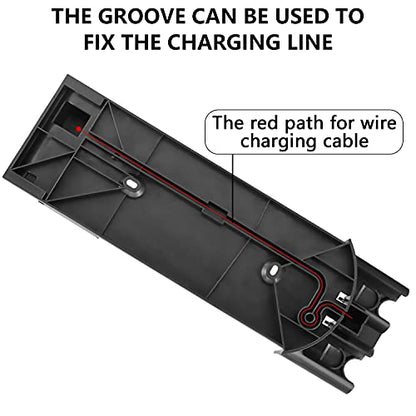 Docking Station Accessory Wall Mount for Dyson V7 V8 Cordless | Sturdy wall mount holds vac & tools, includes screws & anchors for quick install, replaces #967741-01，by Improvedhand