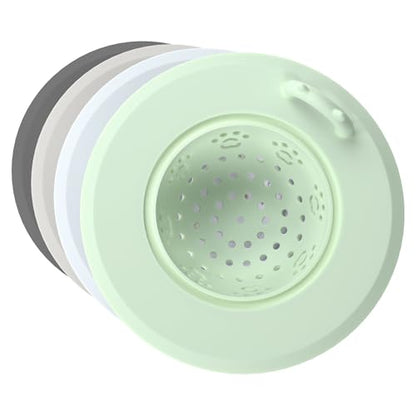 Li&Zhao Kitchen Sink Drain Strainer - 4 PCS Silicone Sink Strainer Drain Stopper Sink Plug 4.6˝ Diameter Rim Drain Catcher Kitchen Sink Drain Filter Basket (4 Colors)