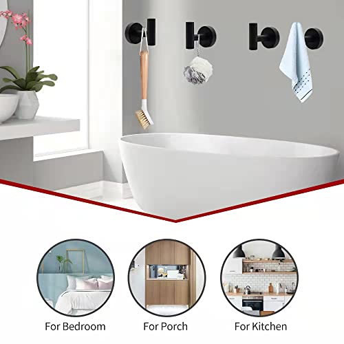 10pcs Matte Black Bathroom Hardware Set | Including 16" Hand Towel Bars, Toilet Paper Holders, Towel Rings, Towel Hooks