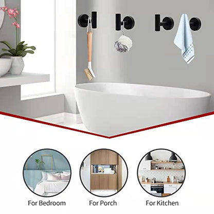10pcs Matte Black Bathroom Hardware Set | Including 16" Hand Towel Bars, Toilet Paper Holders, Towel Rings, Towel Hooks