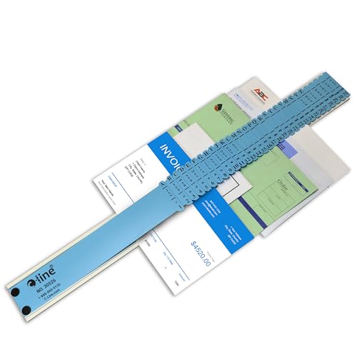 All-Purpose Document Sorter, 2.5 x 23.5 Inch, Blue... (Blue | Plastic)