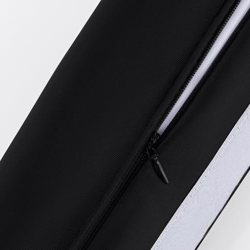 Resistant Door Draft Stopper, Removable Washable Cover, 36", Black | Weighted Gap Filler, Blocks Hot and Cold Air, All-Season Seal, Easy Install, Noise & Wind Blocker, Home Essentials