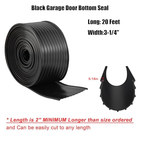 Replacement Wayne Dalton Garage Door Bottom Weather Seal 154448 for Weather Stripping Fit 16 feet Wide Doors (16 feet)