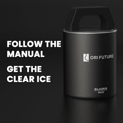 GLAZER mini, Clear D20 Ice Cube Mold, DND Gamer Gifts