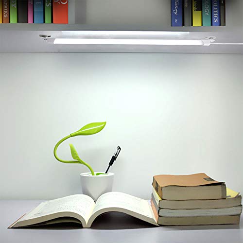 110V LED Under Cabinet Lighting,17inch LED Strip L... (White(6000K) | Plastic)